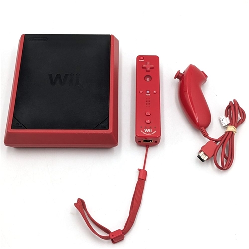 Nintendo Wii Mini -  Red - Console - RVL-201(EUR) - SNR HEF103695004 (B Grade) (Genbrug)